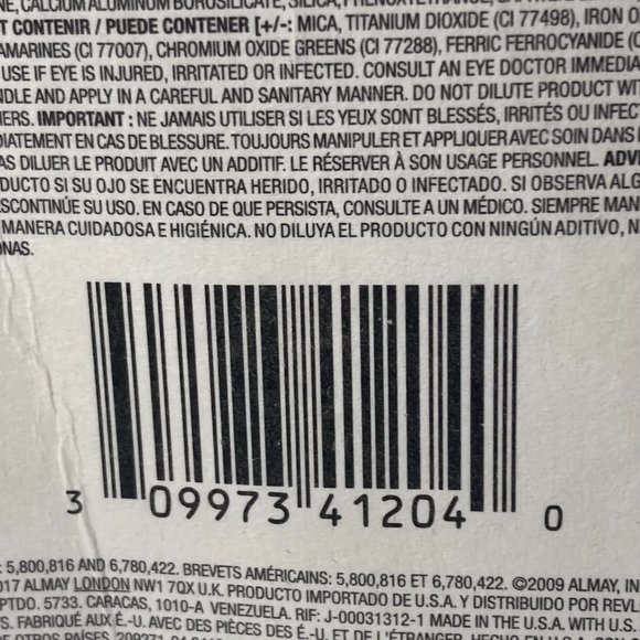 Almay Chocolate Quartz Mascara 1 Stick DISCONTUED for Green Eyes 034 - Picture 13 of 14